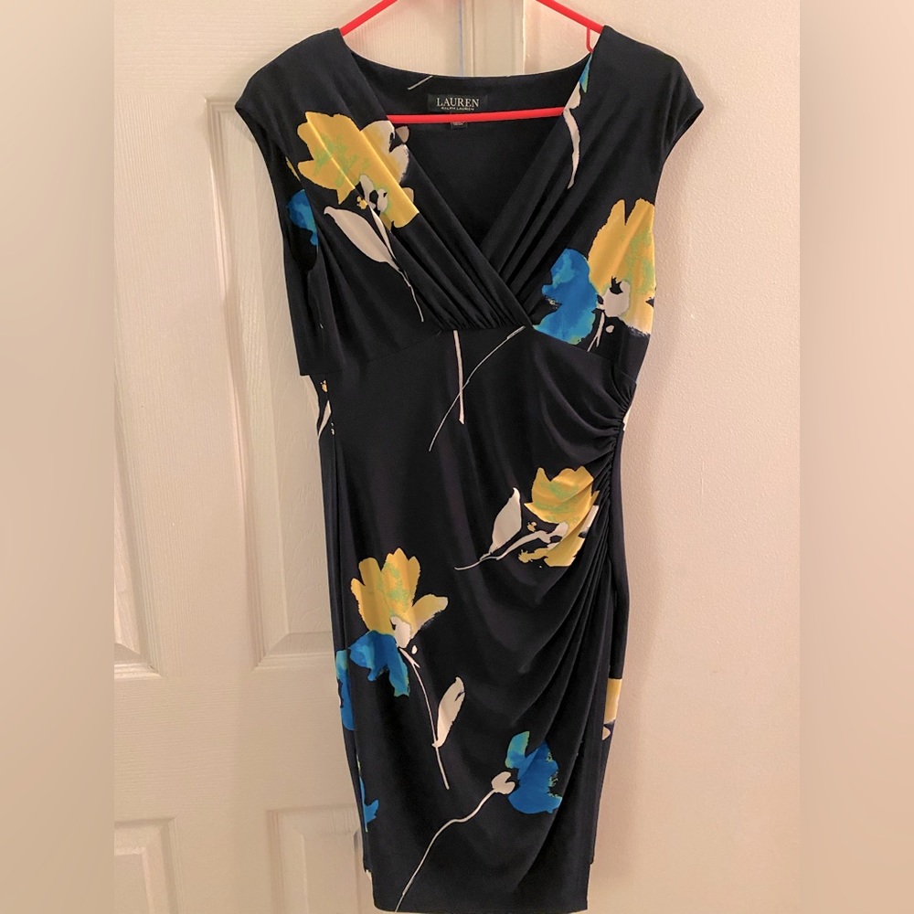 Flower Print Midi/Wrapped Dress